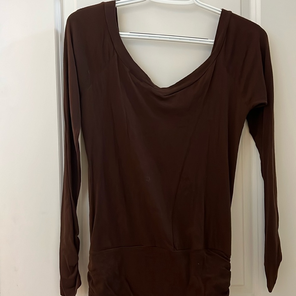 Forever 21 brown blouse top size small